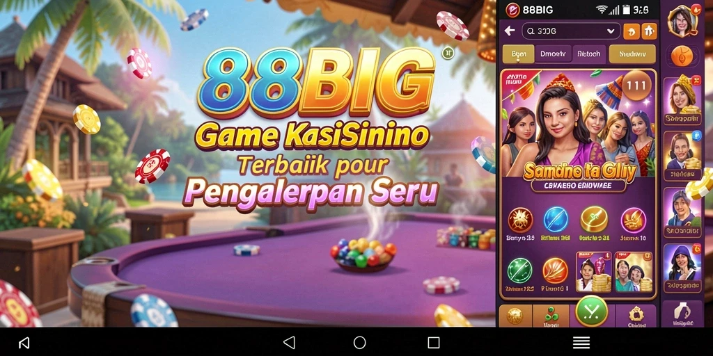 Tampilan menarik dari gameplay Kasino di 88BIG.