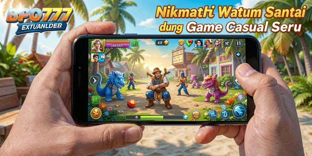 Screenshot gameplay BPO777 yang menampilkan keseruan permainan casual.