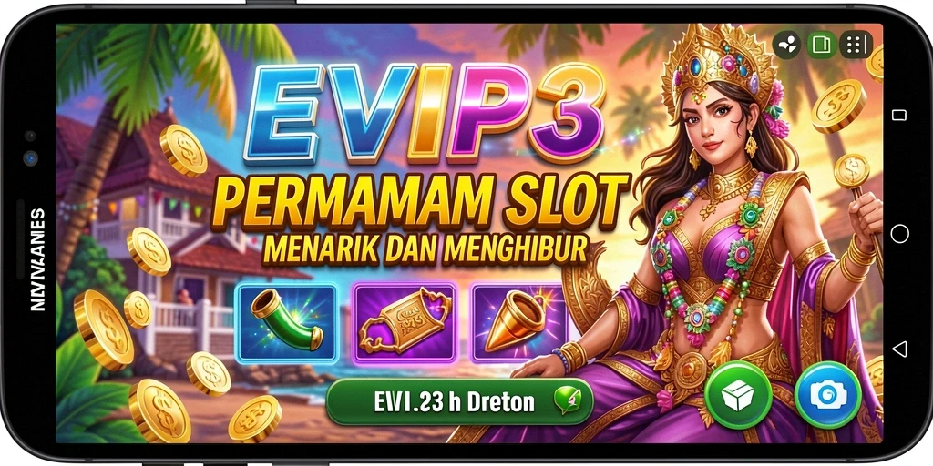 Gambaran gameplay seru dari permainan Slot EVIP3.