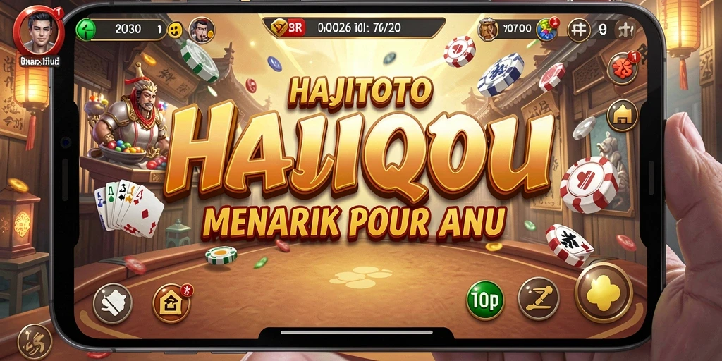 Gameplay seru QiuQiu di aplikasi HAJITOTO.