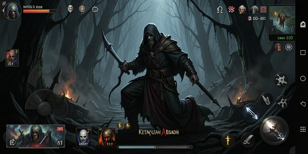 Gameplay menegangkan INS55 dengan suasana horror yang mendalam.