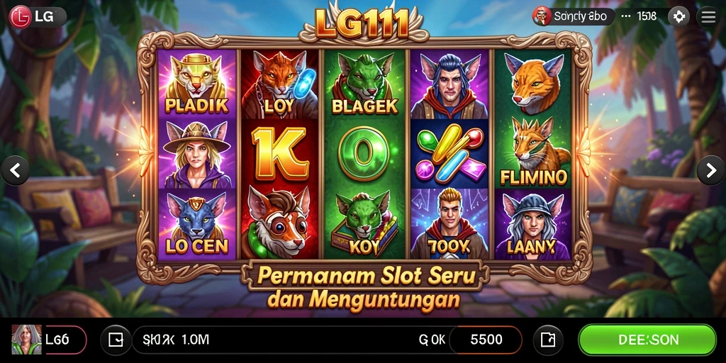 Tampilan gameplay yang menarik dari permainan Slot LG111.