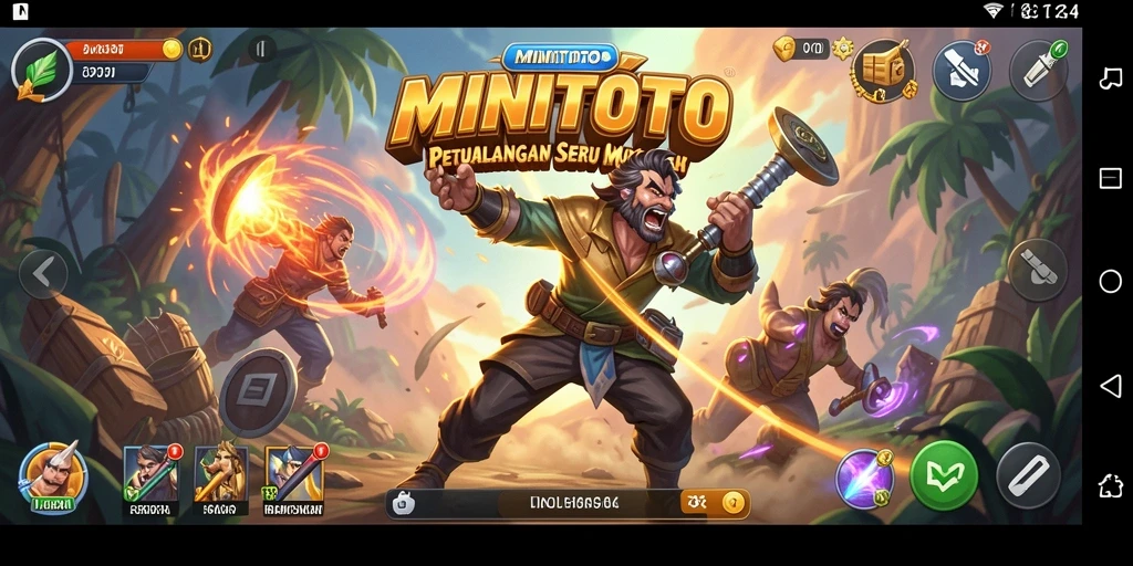 Screenshot gameplay <strong>MINITOTO</strong> menunjukkan aksi seru yang mendebarkan.