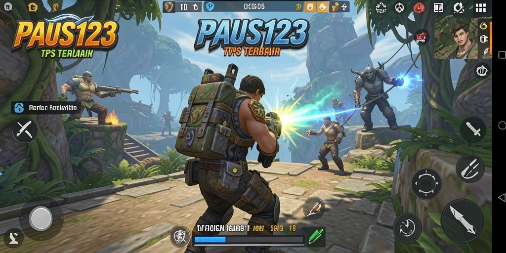 Screenshot gameplay <strong>PAUS123</strong> dengan aksi mendebarkan di medan perang.