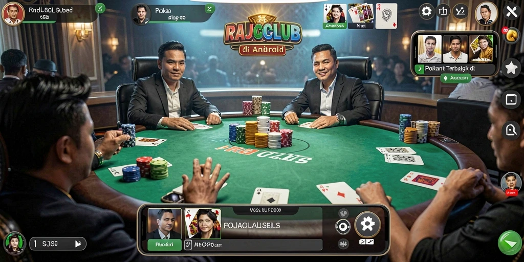 Tampilan gameplay seru dan menarik dari RAJACLUB.