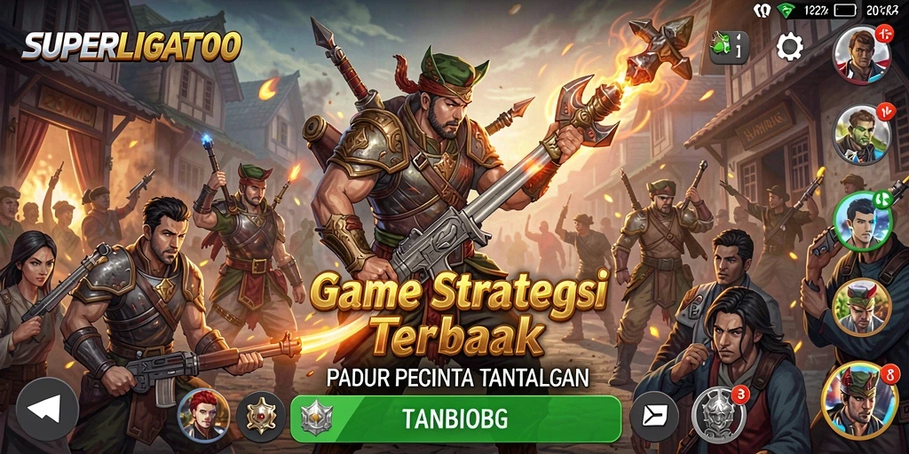 Tangkapan layar yang menampilkan strategi dalam permainan SUPERLIGATOTO.