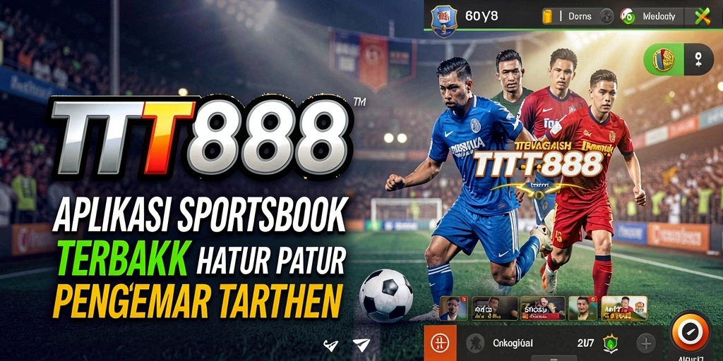 Screenshot utama TTT888 menampilkan antarmuka taruhan olahraga yang menarik.