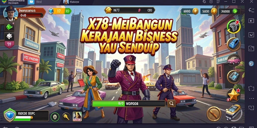 Tampilan gameplay Tycoon yang menarik dan interaktif.